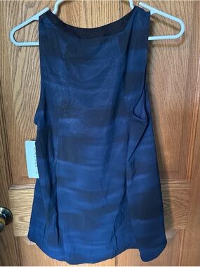Athleta Navy Print Tank